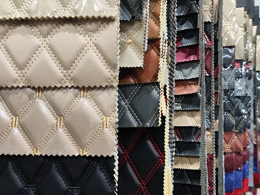 Pvc Embroidery Leather 180cm